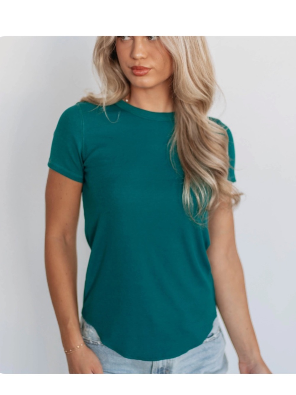 NWOT Wishlist ribbed top, size large.